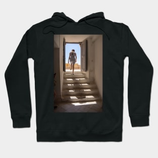 Through the door. Hoodie